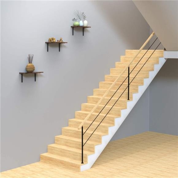 Farmhouse Floating Shelves Wood Wall Mounted Storage Rack Rustic Shelf Home - Picture 6 of 12